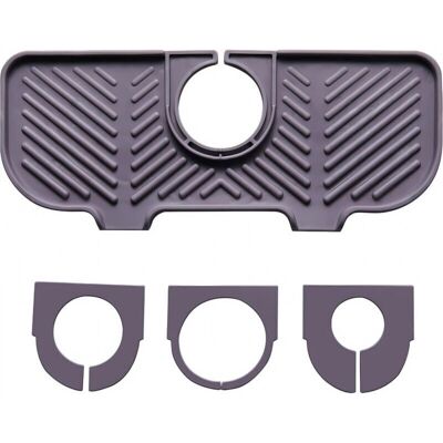 OEM Alfombrilla De Silicona Para Escurrir El Agua Del Fregadero – Organizador Multifuncional Para Esponjas, Cepillos Y Jabón – Gris, Lavable Y Antideslizante. OEM Alfombrilla De Silicona Para Escurrir El Agua Del Fregadero – Organizador Multifuncional Para Esponjas, Cepillos Y Jabón – Gris, Lavable Y Antideslizante.