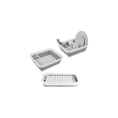OEM Escurridor De Platos Plegable Con Soporte Para Utensilios: Perfecto Para El Hogar O Para Acampar, Resistente A Desgarros, Diseño Que Ahorra Espacio, Patas Antideslizantes, Gris - Crezuo OEM Escurridor De Platos Plegable Con Soporte Para Utensilios: Perfecto Para El Hogar O Para Acampar, Resistente A Desgarros, Diseño Que Ahorra Espacio, Patas Antideslizantes, Gris - Crezuo