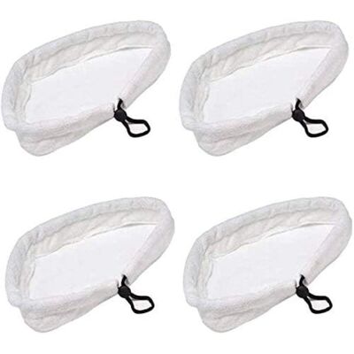 FORIOUS Paños De Microfibra Lavables Para Mopas De Vapor H2o – Aptos Para Limpiar Suelos Duros Y Alfombras – Paquete De 4 FORIOUS Paños De Microfibra Lavables Para Mopas De Vapor H2o – Aptos Para Limpiar Suelos Duros Y Alfombras – Paquete De 4