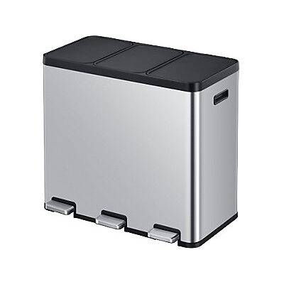 Eko Cubo De Basura Con Pedal Recycler Acero 60 L Colector Eko Cubo De Basura Con Pedal Recycler Acero 60 L Colector
