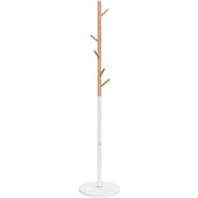 HELLOSHOP26 Práctico Perchero De Pie 172 X 37 X 37 Cm Con 6 Ganchos Estilo Moderno Pasillo De Hierro Con Revestimiento En Polvo Blanco 020047588 HELLOSHOP26 Práctico Perchero De Pie 172 X 37 X 37 Cm Con 6 Ganchos Estilo Moderno Pasillo De Hierro Con Revestimiento En Polvo Blanco 020047588