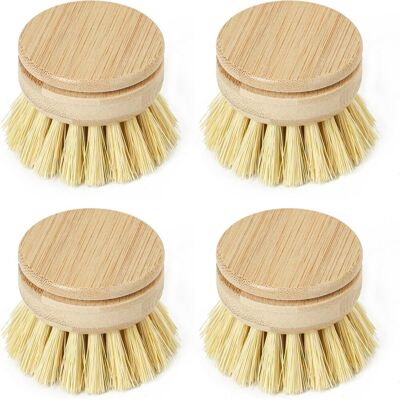 OEM Cabezales De Repuesto Para Cepillos De Platos Ecológicos • 4 Cabezales De Cepillos De Madera Para Lavar • Recambios De Cerdas Suaves Intercambiables • Cepillos De Platos Naturales • Limpieza Sin Resid OEM Cabezales De Repuesto Para Cepillos De Platos Ecológicos • 4 Cabezales De Cepillos De Madera Para Lavar • Recambios De Cerdas Suaves Intercambiables • Cepillos De Platos Naturales • Limpieza Sin Resid