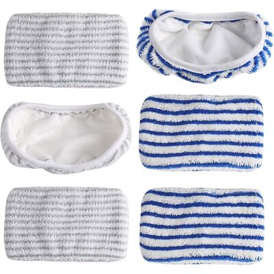 Juego De 6 Almohadillas De Repuesto Para Trapeador Rowenta Clean & Steam Zr005801/ry7/ry8, Paños De Microfibra, Almohadillas Reutilizables Para Trapeador Para Limpiar Y Fregar Pisos - Csparkv Juego De 6 Almohadillas De Repuesto Para Trapeador Rowenta Clean & Steam Zr005801/ry7/ry8, Paños De Microfibra, Almohadillas Reutilizables Para Trapeador Para Limpiar Y Fregar Pisos - Csparkv