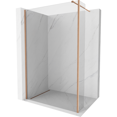 Mexen Kioto Panel De Ducha Walk-in 110 X 30 Cm, Transparente, Cobre Cepillado - 800-110-212-65-00-030 Mexen Kioto Panel De Ducha Walk-in 110 X 30 Cm, Transparente, Cobre Cepillado - 800-110-212-65-00-030