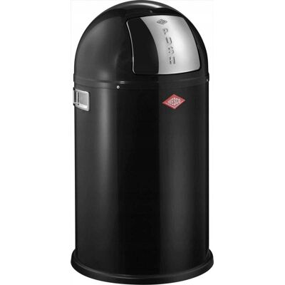 Wesco Pushboy Cubo De Basura Negro 50l Diseño Interior Wesco Pushboy Cubo De Basura Negro 50l Diseño Interior