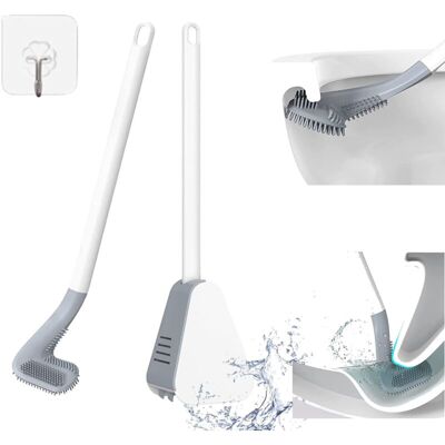 DPZO Cepillo De Baño De Silicona Con Mango Largo Antideslizante Y Cerdas Flexibles Para Una Limpieza Completa Del Baño Sin Dejar Residuos De Piel Muerta, De Secado Rápido Y Con Soporte Para Gancho (con Tap DPZO Cepillo De Baño De Silicona Con Mango Largo Antideslizante Y Cerdas Flexibles Para Una Limpieza Completa Del Baño Sin Dejar Residuos De Piel Muerta, De Secado Rápido Y Con Soporte Para Gancho (con Tap