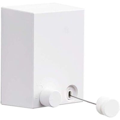 OEM Tendedero Extensible Para Uso Interior Y Exterior, De Pared, Con Cable De Acero Ajustable De 4,2 M (blanco) - Crezuo OEM Tendedero Extensible Para Uso Interior Y Exterior, De Pared, Con Cable De Acero Ajustable De 4,2 M (blanco) - Crezuo