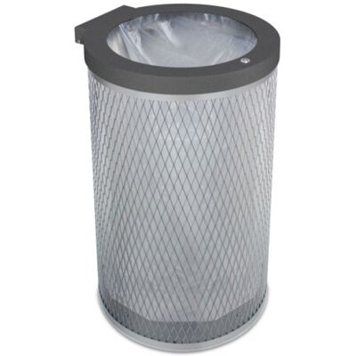 TODOCONTENEDORES Papelera Marsella Urbana Galvanizada Con Aro Sujetabolsas TODOCONTENEDORES Papelera Marsella Urbana Galvanizada Con Aro Sujetabolsas