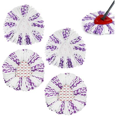 OEM Juego De Recambios De Fregona De 4 Piezas A Juego Con El Kit Vileda Turbo, Recambio De Fregona 3 En 1 Compatible Con Vileda Turbo Smart, Apto Para Cualquier Sistema De Fregona Rotativa Vileda, Para To OEM Juego De Recambios De Fregona De 4 Piezas A Juego Con El Kit Vileda Turbo, Recambio De Fregona 3 En 1 Compatible Con Vileda Turbo Smart, Apto Para Cualquier Sistema De Fregona Rotativa Vileda, Para To