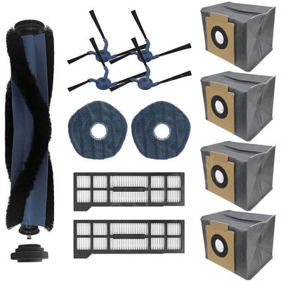 NO BRAND Kit De Repuesto De 13 Piezas Para La Barredora Eufy X10 Pro Omni, Que Incluye Cepillo Principal, Cepillo Lateral, Filtro, Mopa Y Bolsa Para El Polvo. NO BRAND Kit De Repuesto De 13 Piezas Para La Barredora Eufy X10 Pro Omni, Que Incluye Cepillo Principal, Cepillo Lateral, Filtro, Mopa Y Bolsa Para El Polvo.