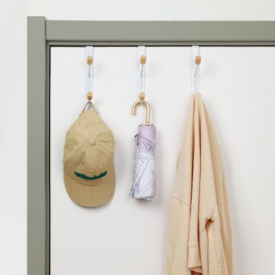 OEM Juego De 3 Ganchos Blancos Para Puerta De Dormitorio, Gancho Para Puerta, Perchero Para Puerta Para Colgar Abrigos, Sombreros, Batas, Toallas (blanco) OEM Juego De 3 Ganchos Blancos Para Puerta De Dormitorio, Gancho Para Puerta, Perchero Para Puerta Para Colgar Abrigos, Sombreros, Batas, Toallas (blanco)