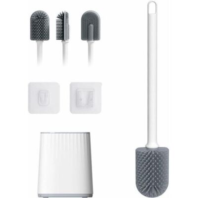 OEM Cepillo De Inodoro Plano De Silicona, Cepillo De Inodoro Antibacteriano Con Soporte De Secado Rápido OEM Cepillo De Inodoro Plano De Silicona, Cepillo De Inodoro Antibacteriano Con Soporte De Secado Rápido