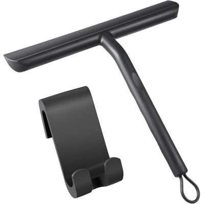 OEM Raspador De Limpieza Para Ducha Para Una Limpieza Sin Marcas De Puertas De Vidrio, Raspador De Limpieza Para Baño Con Soporte - 21 Cm Negro, Raspador De Limpieza De Silicona Para Ventanas De Automóvil OEM Raspador De Limpieza Para Ducha Para Una Limpieza Sin Marcas De Puertas De Vidrio, Raspador De Limpieza Para Baño Con Soporte - 21 Cm Negro, Raspador De Limpieza De Silicona Para Ventanas De Automóvil