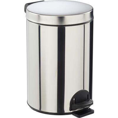 Rossignol Bote De Basura Con Pedal Sanelia - Cubo Antibacteriano - 3l - Acero Inoxidable Rossignol Bote De Basura Con Pedal Sanelia - Cubo Antibacteriano - 3l - Acero Inoxidable