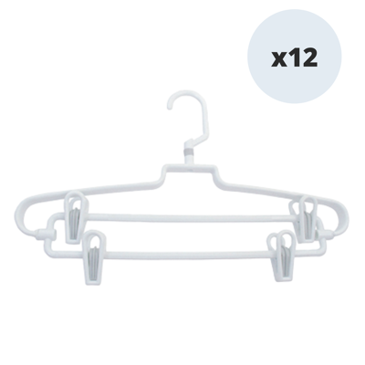 Juego De 12 Perchas Multipinza Para Pantalones O Faldas Msv Juego De 12 Perchas Multipinza Para Pantalones O Faldas Msv