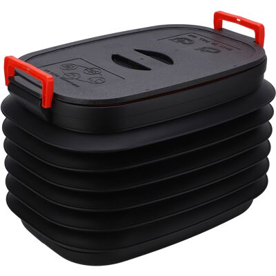OEM Cubo De Almacenamiento Telescópico De 37 Litros - Contenedor Multifuncional Con Tapa Para Uso En Exteriores OEM Cubo De Almacenamiento Telescópico De 37 Litros - Contenedor Multifuncional Con Tapa Para Uso En Exteriores