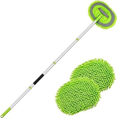 OEM Kit De Limpieza Con Cepillo Para Lavado De Autos Con Mango Largo, Escoba De Microfibra Para Autos, Camiones Y Caravanas, Sin Rayones. OEM Kit De Limpieza Con Cepillo Para Lavado De Autos Con Mango Largo, Escoba De Microfibra Para Autos, Camiones Y Caravanas, Sin Rayones.