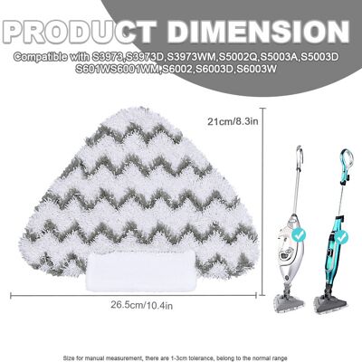 OEM Paños De Repuesto (3 Unidades) Para Mopas De Vapor De Microfibra Shark S3973d, S3973, S5003d Y S6002. OEM Paños De Repuesto (3 Unidades) Para Mopas De Vapor De Microfibra Shark S3973d, S3973, S5003d Y S6002.