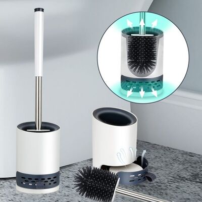 OEM 2 Cepillos De Inodoro De Silicona Con Soporte De Secado Rápido Y Pinzas Ocultas. OEM 2 Cepillos De Inodoro De Silicona Con Soporte De Secado Rápido Y Pinzas Ocultas.