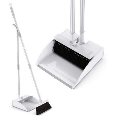 OEM Juego De Escoba Y Recogedor Con Cierre Magnético. Escoba Y Recogedor De Mango Largo Con Mango Extraíble De 114 Cm (45 Pulgadas), Ideal Para Limpiar Suelos De Cocina, Tanto En Interiores Como En Exteri OEM Juego De Escoba Y Recogedor Con Cierre Magnético. Escoba Y Recogedor De Mango Largo Con Mango Extraíble De 114 Cm (45 Pulgadas), Ideal Para Limpiar Suelos De Cocina, Tanto En Interiores Como En Exteri