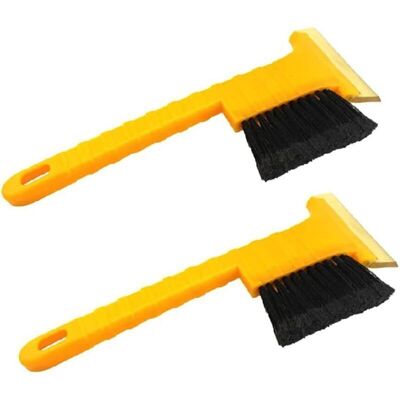 LIIYIELA Raspador De Hielo Y Nieve 2 En 1 Con Cepillo, Herramienta De Limpieza Multifuncional Para Eliminar Hielo Y Nieve Del Parabrisas, Paquete De 2 Unidades. LIIYIELA Raspador De Hielo Y Nieve 2 En 1 Con Cepillo, Herramienta De Limpieza Multifuncional Para Eliminar Hielo Y Nieve Del Parabrisas, Paquete De 2 Unidades.