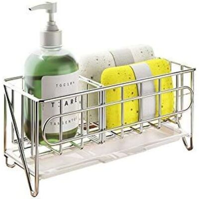 OEM Organizador De Fregadero Con Soporte Para Esponja Y Jabón: Almacenamiento Para Cepillos Y Productos De Limpieza De Cocina, Higiénico, Práctico Y Antigoteo - Crezuo OEM Organizador De Fregadero Con Soporte Para Esponja Y Jabón: Almacenamiento Para Cepillos Y Productos De Limpieza De Cocina, Higiénico, Práctico Y Antigoteo - Crezuo