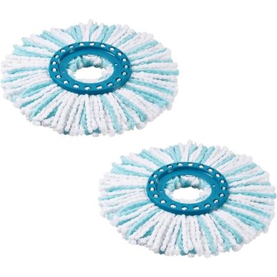 2 Cabezales De Repuesto Compatibles Con La Mopa De Disco Leifheit Clean Twist, Flecos De Repuesto De Microfibra Para Limpiar Partículas De Suciedad Y Lavar Pisos. - Csparkv 2 Cabezales De Repuesto Compatibles Con La Mopa De Disco Leifheit Clean Twist, Flecos De Repuesto De Microfibra Para Limpiar Partículas De Suciedad Y Lavar Pisos. - Csparkv