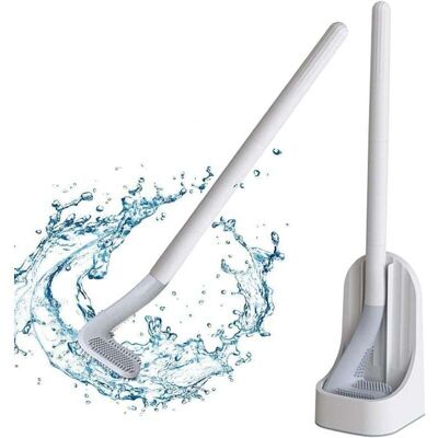 LIIYIELA Cepillo De Baño De Silicona, Cepillo De Baño, Cepillo De Baño Y Soportes, Cepillo De Baño Con Mango Largo De Plástico, Montaje En Pared O Suelo, Cepillo Para Limpieza De Baño LIIYIELA Cepillo De Baño De Silicona, Cepillo De Baño, Cepillo De Baño Y Soportes, Cepillo De Baño Con Mango Largo De Plástico, Montaje En Pared O Suelo, Cepillo Para Limpieza De Baño