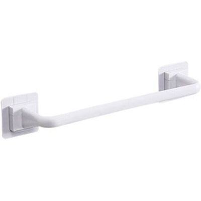 GOTRAYS Toallas De Cocina Y Baño De Montaje En Pared, No Requiere Perforación, Paños De Cocina, Soportes Para Tapas, Barras Para Toallas, Soporte Para Toallas De Baño, Blanco, Corto - Blanco, Corto, Soleado GOTRAYS Toallas De Cocina Y Baño De Montaje En Pared, No Requiere Perforación, Paños De Cocina, Soportes Para Tapas, Barras Para Toallas, Soporte Para Toallas De Baño, Blanco, Corto - Blanco, Corto, Soleado