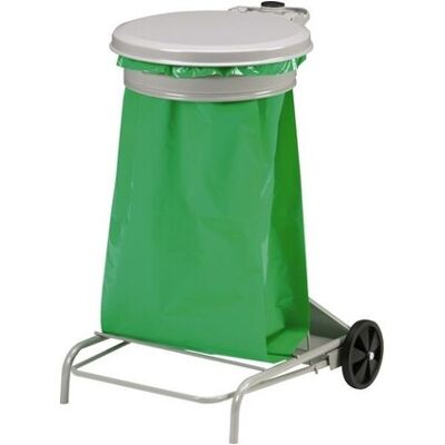 FINISH Cubo De Basura Móvil Colector Con Rueda Para Bolsa De 50 Litros FINISH Cubo De Basura Móvil Colector Con Rueda Para Bolsa De 50 Litros