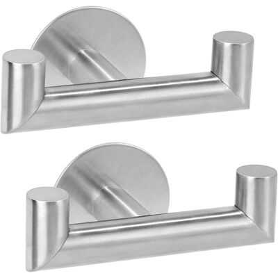 OEM Ganchos Adhesivos De Doble Cara Para Pared, Toallero De Baño (juego De 2), Acero Inoxidable, Ganchos Para Toallas De Cocina, Perchero De Pared Sin Taladrar, Color Plata. OEM Ganchos Adhesivos De Doble Cara Para Pared, Toallero De Baño (juego De 2), Acero Inoxidable, Ganchos Para Toallas De Cocina, Perchero De Pared Sin Taladrar, Color Plata.