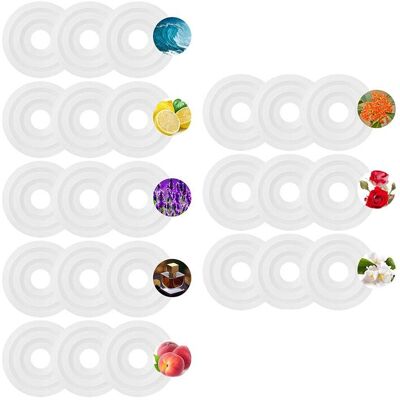 OEM Sabores, 24 Discos De Repuesto Perfumados Para Calentador De Toallas, Cubo, Almohadillas Perfumadas, Pastillas Aromáticas. OEM Sabores, 24 Discos De Repuesto Perfumados Para Calentador De Toallas, Cubo, Almohadillas Perfumadas, Pastillas Aromáticas.