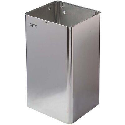 Mediclinics PP1065C Papelera acero brillo 65L - Montaje pared/suelo Mediclinics PP1065C Papelera acero brillo 65L - Montaje pared/suelo