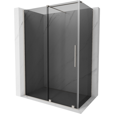 Mexen Velar Cabina De Ducha Corredera 150 X 85 Cm, Grafito, N铆quel Cepillado - 871-150-085-41-97 Mexen Velar Cabina De Ducha Corredera 150 X 85 Cm, Grafito, N铆quel Cepillado - 871-150-085-41-97
