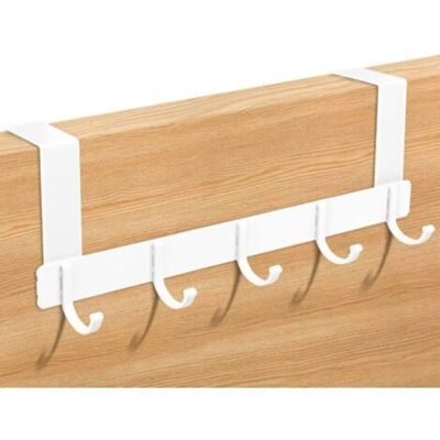 OEM Perchero De Puerta, Gancho De Acero Inoxidable Para Puerta, Gancho Colgante Con 5 Ganchos, Ganchos Para Umbral De Puerta Para Cocina, Dormitorio, Baño, Pasillo - Crezuo OEM Perchero De Puerta, Gancho De Acero Inoxidable Para Puerta, Gancho Colgante Con 5 Ganchos, Ganchos Para Umbral De Puerta Para Cocina, Dormitorio, Baño, Pasillo - Crezuo