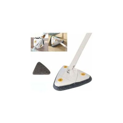OEM Mopa Triangular Ajustable 360°, Extensible Y Con Rotación Automática, Con Almohadillas Reutilizables Para Limpiar Suelos, Ventanas Y Paredes (blanca, 1 Almohadilla) - Crezuo OEM Mopa Triangular Ajustable 360°, Extensible Y Con Rotación Automática, Con Almohadillas Reutilizables Para Limpiar Suelos, Ventanas Y Paredes (blanca, 1 Almohadilla) - Crezuo