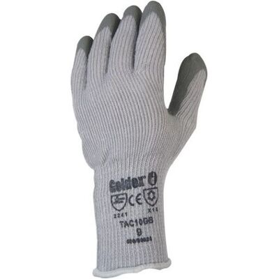 FINISH Guante De Látex Con Textura Bouclette Tac10gb Gris Talla 9 FINISH Guante De Látex Con Textura Bouclette Tac10gb Gris Talla 9