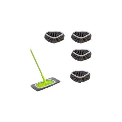 OEM Juego De 4 Paños De Microfibra Para Fregona, Paños Recargables Para Fregona De Vapor, Paños De Repuesto Lavables De Microfibra, Fregonas Reutilizables Y Lavables Para Suelos De Baldosas - Crezuo OEM Juego De 4 Paños De Microfibra Para Fregona, Paños Recargables Para Fregona De Vapor, Paños De Repuesto Lavables De Microfibra, Fregonas Reutilizables Y Lavables Para Suelos De Baldosas - Crezuo