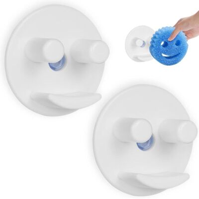 OEM Soporte Para Esponjas, Soporte Para Esponjas De Fregadero Con Ventosa, Apto Para Esponjas Redondas, Apto Para Lavavajillas (esponjas No Incluidas) - Crezuo OEM Soporte Para Esponjas, Soporte Para Esponjas De Fregadero Con Ventosa, Apto Para Esponjas Redondas, Apto Para Lavavajillas (esponjas No Incluidas) - Crezuo