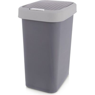 OEM Cubo De Basura De Plástico Gris De 25 Litros OEM Cubo De Basura De Plástico Gris De 25 Litros
