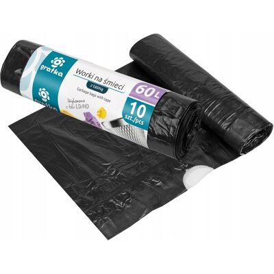 SHUMEE Bolsas De Basura Universales Ravi De 60 L, 10 Unidades. SHUMEE Bolsas De Basura Universales Ravi De 60 L, 10 Unidades.