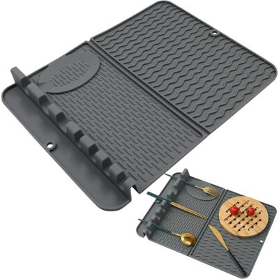 OEM Escurridor De Platos Plegable De Silicona: Resistente Al Calor Y Antideslizante, Ahorra Espacio, Fácil De Limpiar Y Versátil - Crezuo OEM Escurridor De Platos Plegable De Silicona: Resistente Al Calor Y Antideslizante, Ahorra Espacio, Fácil De Limpiar Y Versátil - Crezuo