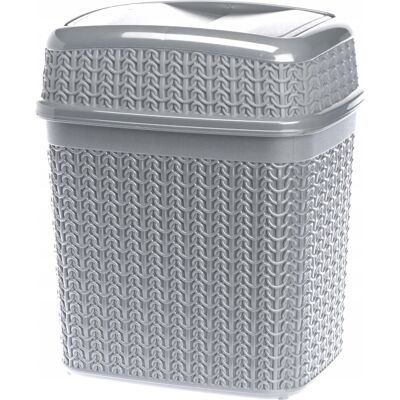SHUMEE Cubo De Basura Galicja 5 L Gris 1 Ud. SHUMEE Cubo De Basura Galicja 5 L Gris 1 Ud.