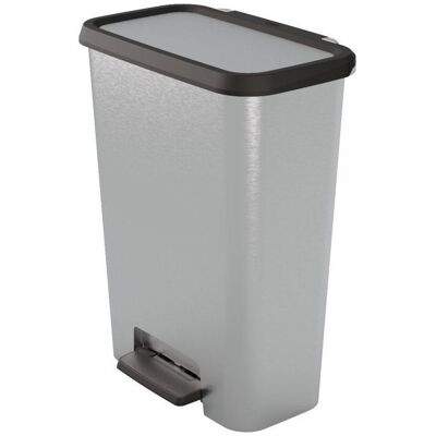 Cubo De Basura Con Pedal Curver Compatta Duo De 2 Compartimentos Gris Claro 23 L + 23 L (46 L) Cubo De Basura Con Pedal Curver Compatta Duo De 2 Compartimentos Gris Claro 23 L + 23 L (46 L)