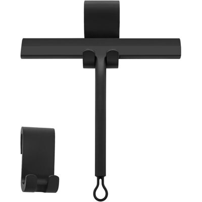 OEM Escobilla De Ducha De Silicona Negra De 21,5 Cm De Diámetro No Requiere Taladrar, Autoadhesiva Para Cristales, Espejos, Azulejos Y Ventanas De Coche. OEM Escobilla De Ducha De Silicona Negra De 21,5 Cm De Diámetro No Requiere Taladrar, Autoadhesiva Para Cristales, Espejos, Azulejos Y Ventanas De Coche.