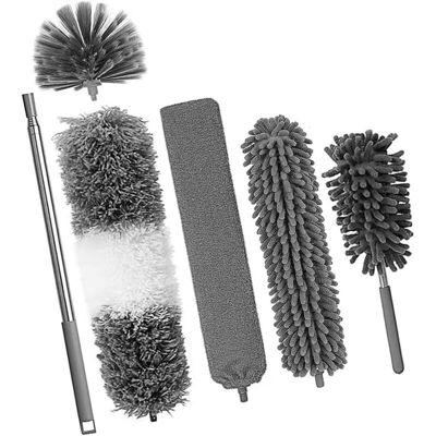 DPZO Plumero Telescópico De 6 Piezas, Plumero De Telaraña, Plumeros De Microfibra Lavables Con Diferentes Cabezales De Limpieza, Plumero Telescópico Para Ventilador De Techo, Telaraña - Inhhub DPZO Plumero Telescópico De 6 Piezas, Plumero De Telaraña, Plumeros De Microfibra Lavables Con Diferentes Cabezales De Limpieza, Plumero Telescópico Para Ventilador De Techo, Telaraña - Inhhub