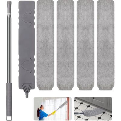 OEM Plumero Telescópico Viene Con 4 Paños De Limpieza Reemplazables, Plumero De Microfibra Con Mango De Acero Inoxidable, Limpiador De Polvo Retráctil Para Gabinetes, Cama, Polvo OEM Plumero Telescópico Viene Con 4 Paños De Limpieza Reemplazables, Plumero De Microfibra Con Mango De Acero Inoxidable, Limpiador De Polvo Retráctil Para Gabinetes, Cama, Polvo