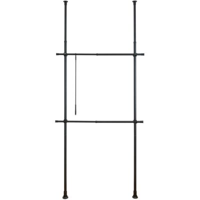 Sistema Perchero Telescópico Herkules Basic Negro Wenko Sistema Perchero Telescópico Herkules Basic Negro Wenko
