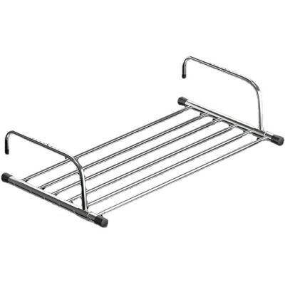 Tonchean - Tendedero De Acero Inoxidable, Tendedero Plegable Para Balcón, Ventana Exterior Del Dormitorio (tamaño: 68-120 Cm) Tonchean - Tendedero De Acero Inoxidable, Tendedero Plegable Para Balcón, Ventana Exterior Del Dormitorio (tamaño: 68-120 Cm)