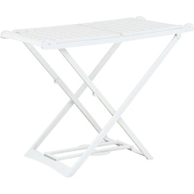 Tendedero Plegable De Plástico Blanco Vidaxl Tendedero Plegable De Plástico Blanco Vidaxl